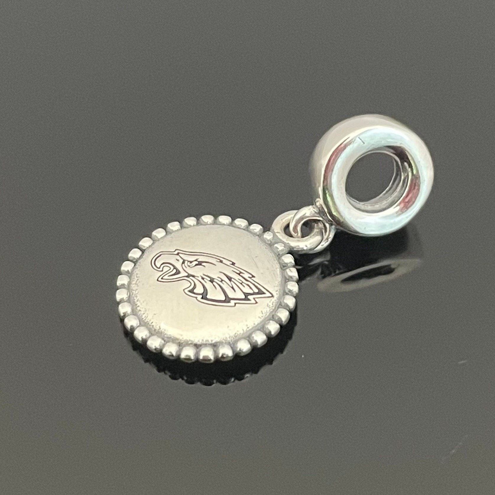 Pandora Philadelphia Eagles Charm Dangle Charm Authentic 925 Jewelry Women Jewelry Charms For Bracelet Pandora Charm