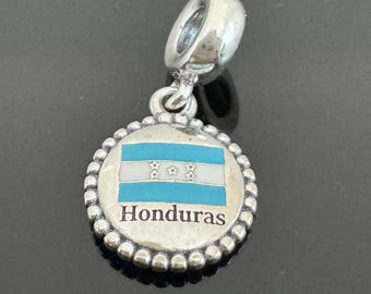 Charm Pandora originale dell'Honduras/Autentico charm pendente Pandora/Charm Pandora per bracciale da viaggio/Charm perfetto per bracciale da viaggio Pandora