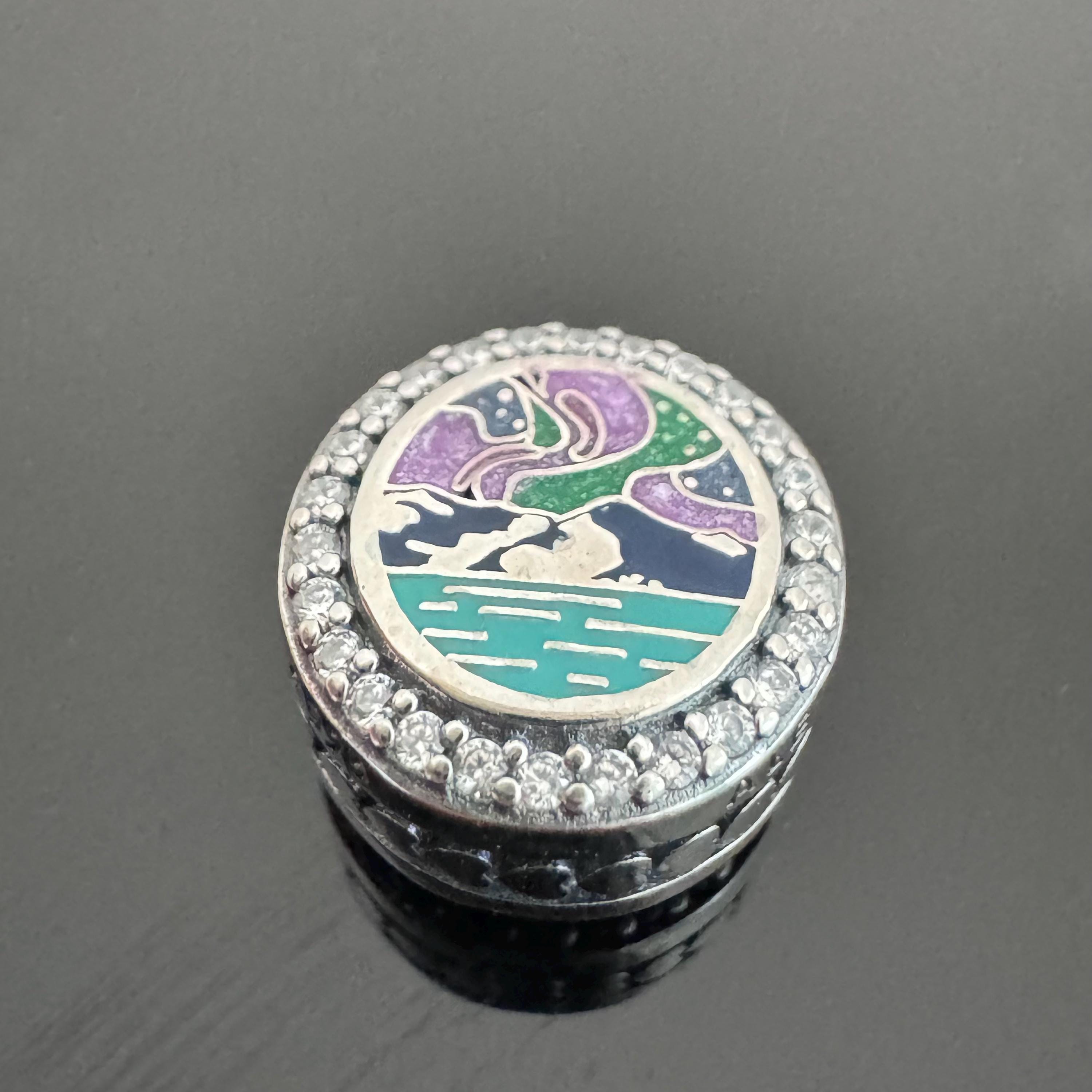 Buy Aurora Borealis Crystal And Simulated Diamond Ring In Platinum Over Sterling Silver Size 7.0 0.30 Ctw