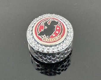 Authentic Pandora RODEO Bead Charm | Charm for Pandora Travel Bracelet | Gift for Her | Mother’s Day Gift | A Real Pandora Charm