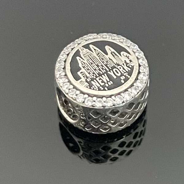Pandora New York City exklusives Bettelarmband Silber 925 ALE | Charm für Armband und Kette | Geschenk für Sie | Geschenke zum Muttertag
