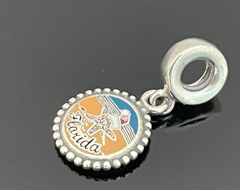 Pandora Florida Starfish Beach Travel Exclusive Dangle Charm |925 Jewelry | Women Jewelry | Charms For Bracelet | Mother's Day Gift