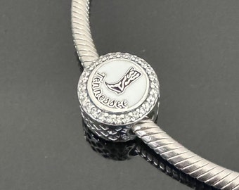 A Real Pandora |Pandora Nashville Tennessee Guitar Bead Charm |Charm for Pandora Bracelet | Authentic Pandora Charm| Charm for Trip