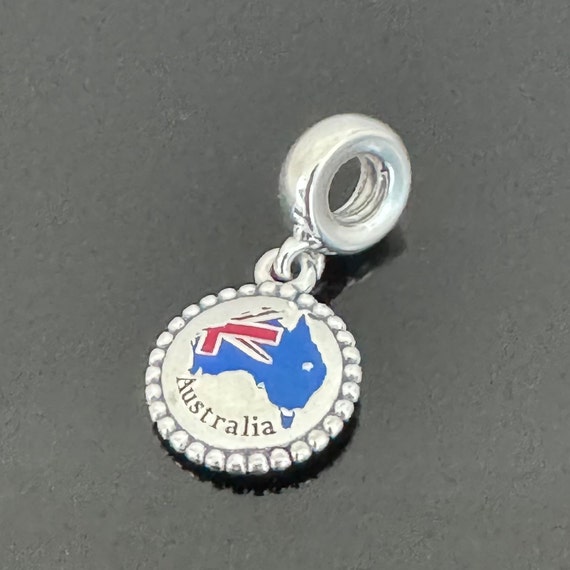 Pandora Brand Charm |pandora Australia Map Dangle Charm| Pandora