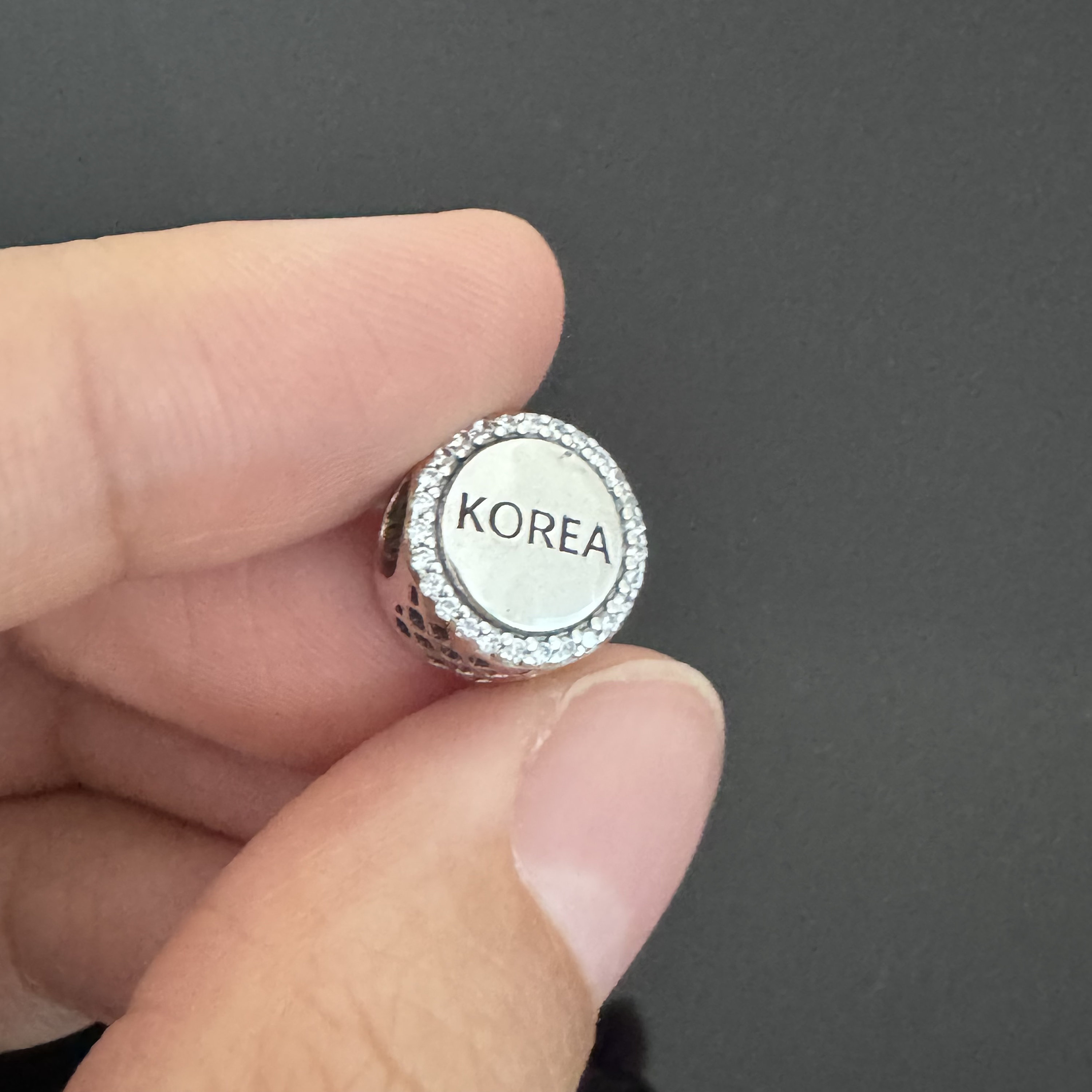 A Real Pandora |pandora KOREA Flag Charm Bead Charm |charm for