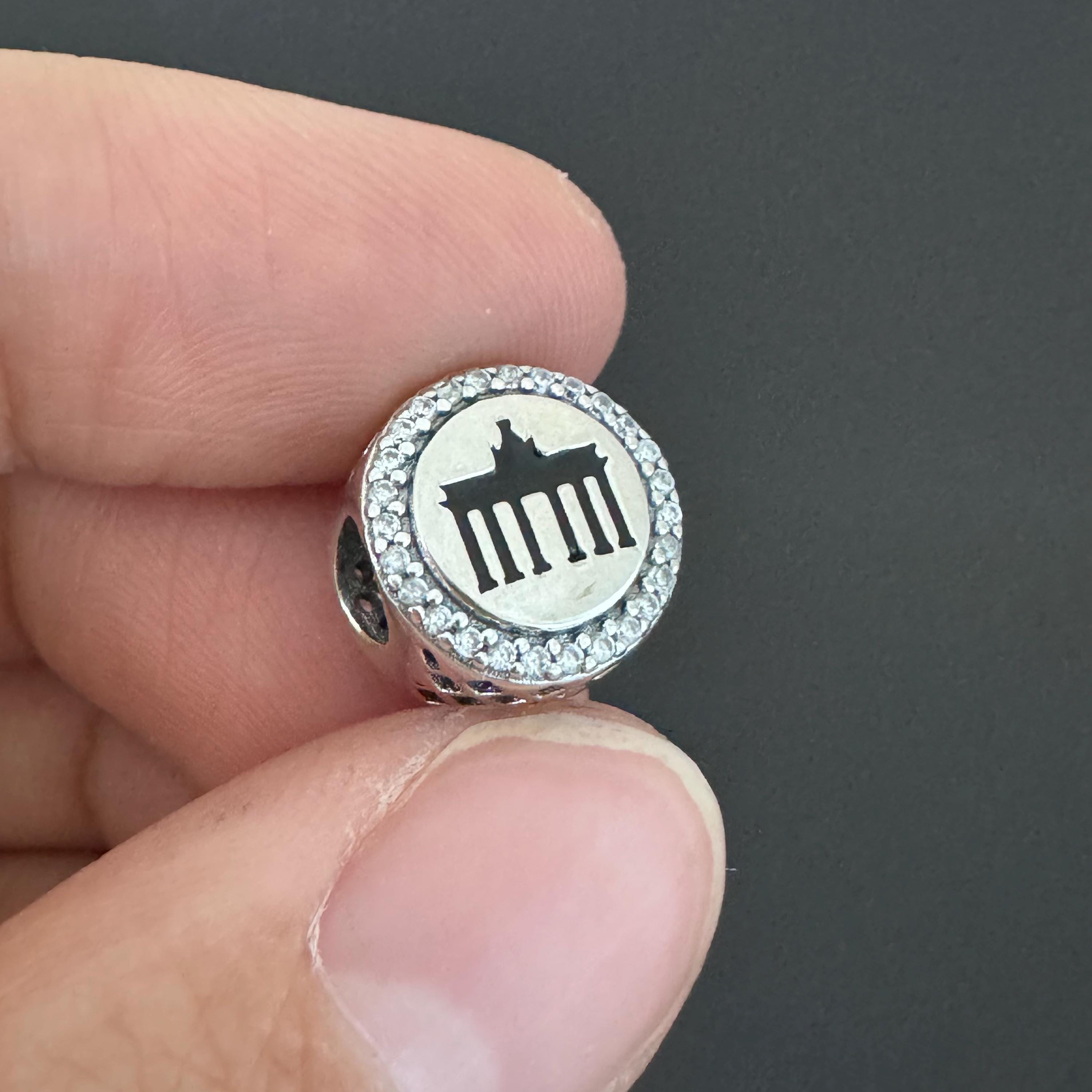Pandora BERLIN ビーズチャーム | 本物のPandora 925スターリング 
