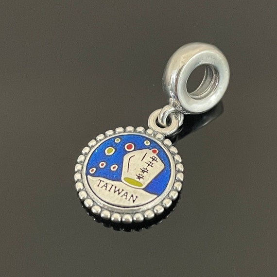 Pandora Charm Pandora TAIWAN Charm Destination Charm 925 Jewelry Women Jewelry Travel Charms for Bracelet gift for Friend Etsy