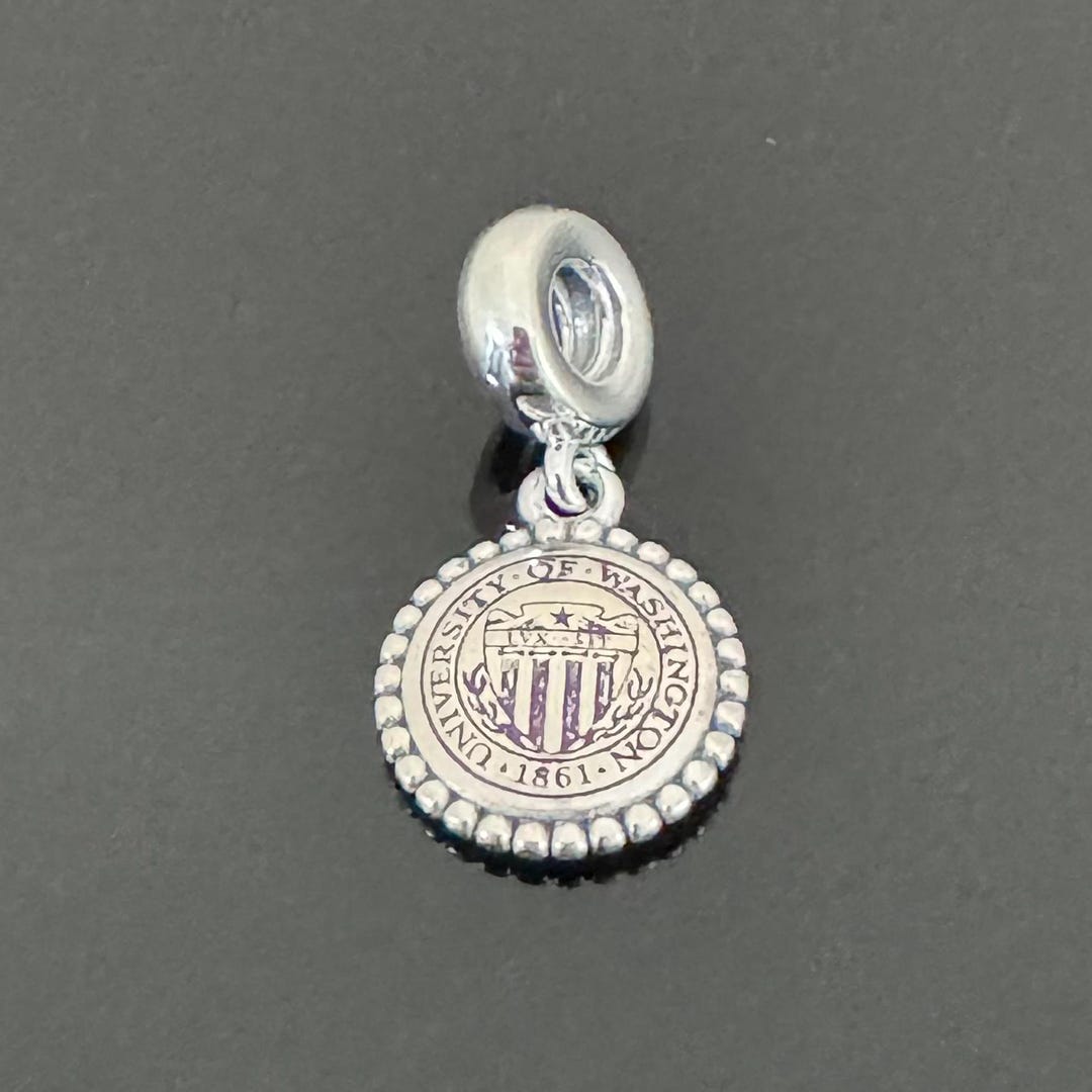 A Real Pandora |pandora University of Washington Exclusive Dangle Charm ...