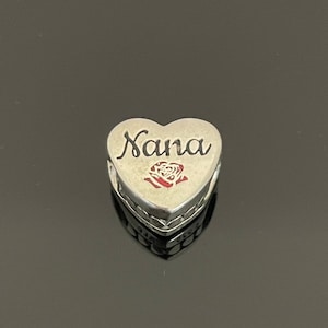 Genuine Pandora Nan Charm For Pandora Bracelet Pandora I Love Nana