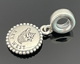 Pandora Key West Florida Travel Exclusive Dangle Charm |925 Jewelry | Women Jewelry | Charms For Bracelet | Mother's Day Gift with Gift Box
