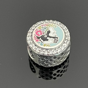 Pandora 2023 EPCOT International Flower & Garden Festival Snow White Charm |Charms for Bracelets for Women| Gift for Her | Mother’s Day Gift