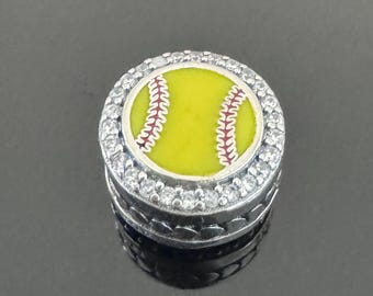 Authentic Pandora Yellow Tennis Exclusive Bead Charm | With Free Gift Box