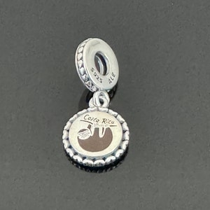 Genuine Pandora Brand Charm |Pandora Costa Rica  Sloth Dangle Charm| Pandora Charm|925 Jewelry with Pandora Box |Charm For Bracelet