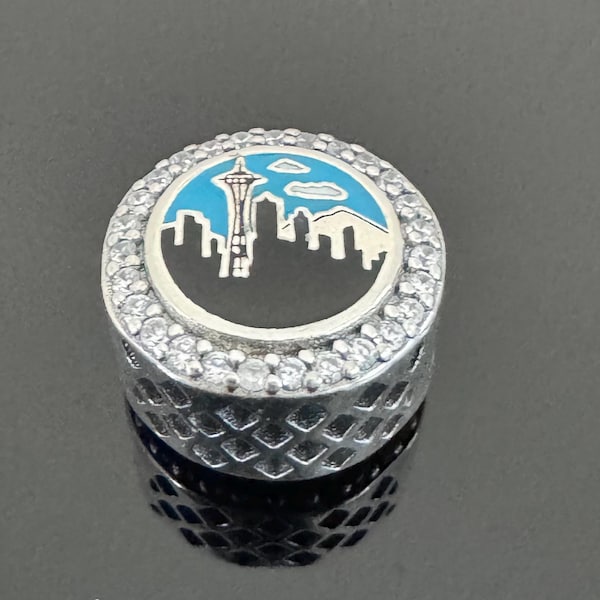 Pandora Seattle City Bead Charm Pandora Travel Charms Addition to  Bracelet Free Gift Box