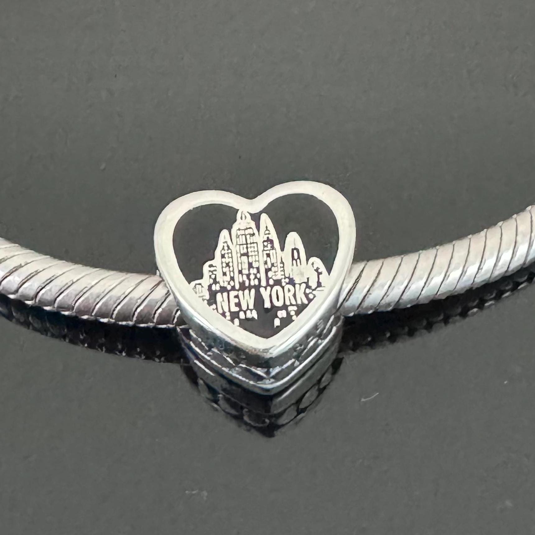 Authentic Pandora Charm |pandora New York City Heart Charm