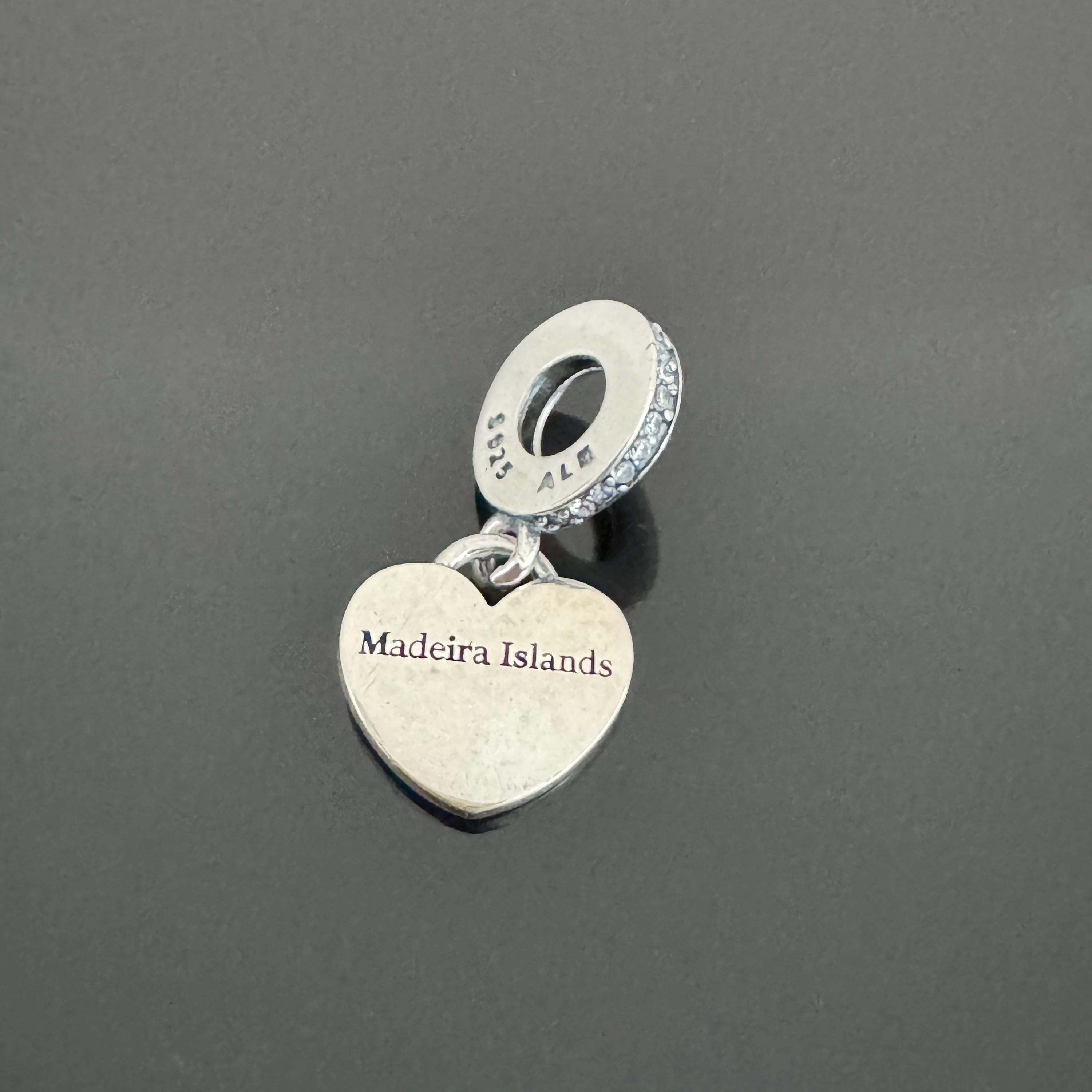 Genuine Pandora Madeira Islands Flag Charm: 925 Sterling Silver