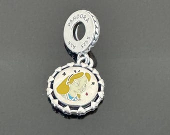 Pandora Princess Dangle Charm |Authentic Pandora Charm |Women Jewelry Travel Charms For Pandora Bracelet|Pandora Charms|Gift for Friends