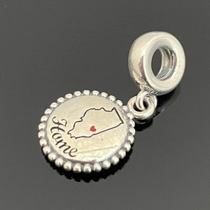 Pandora Chicago Map Dangle Charm Anhänger | Damen Schmuck | Anhänger für Armband | Pandora Schmuck | Geschenk für Sie