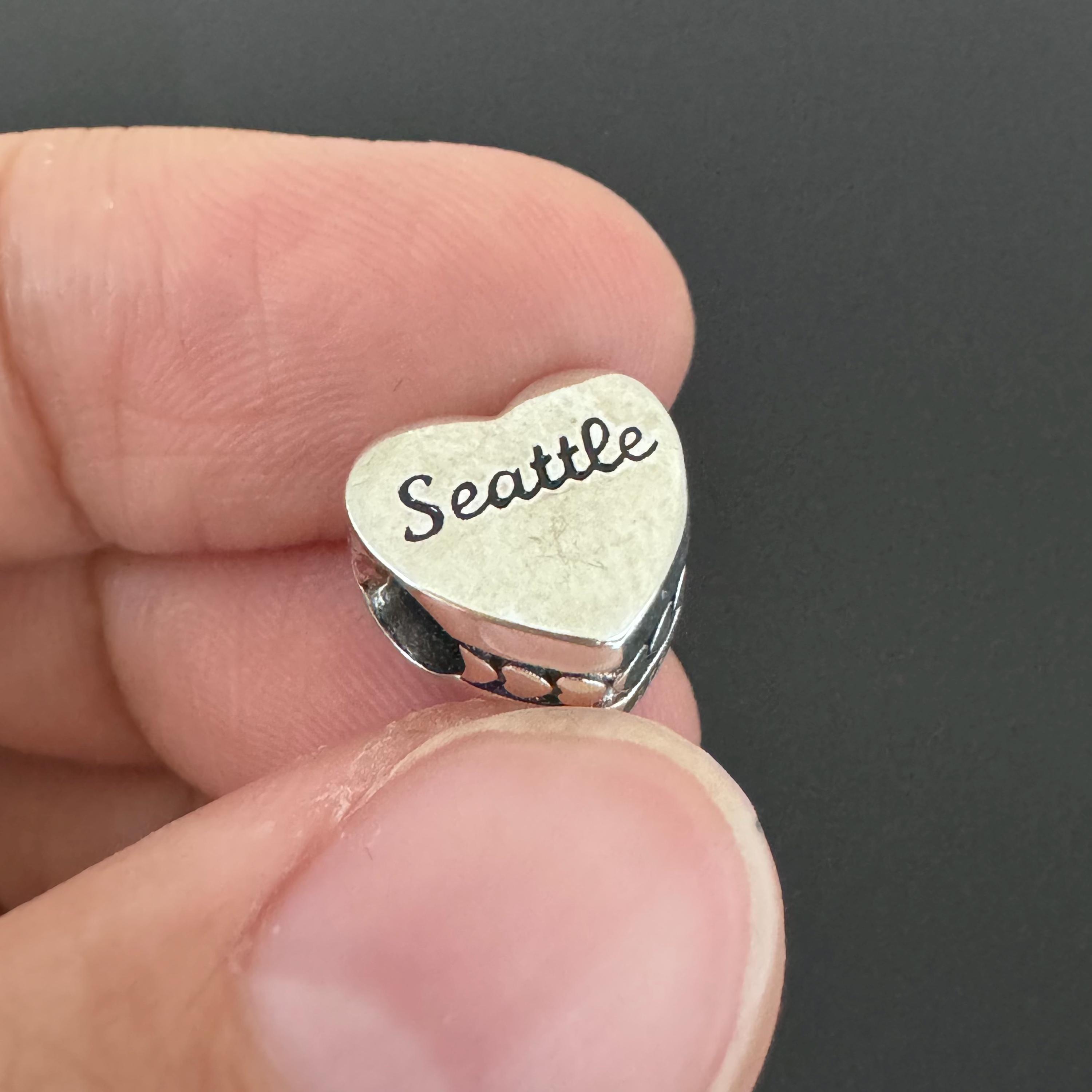 Pandora Seattle Exclusive Heart Charm | Authentic Pandora Charm