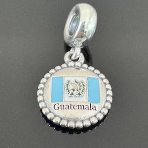 Original Guatemala Pandora Charm|Authentic Pandora Dangle Charm|Pandora Charm for Travel Bracelet| Perfect charm for Pandora travel bracelet