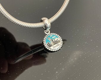Pandora Seattle Charm Seattle Skyline Charm Travel Themed Charm