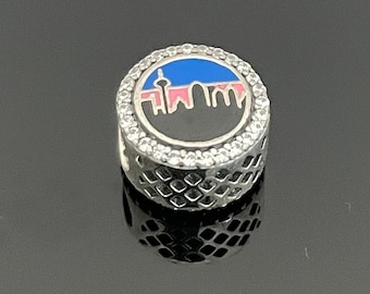 San Antonio Texas Charm | Sterling Silver Jewelry | Dangle Charm for Bracelet and Necklace | Gift for Her | Mother’s Day