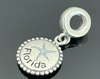 Pandora Authentic Exclusive Florida Starfish Charm | 925 Jewelry | Women Jewelry | Charms For Bracelet | Mother's Day Gift | Gift for Her