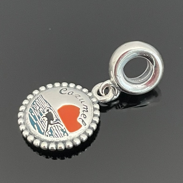 Pandora Cozumel Charm Mexico Beach Travel Vacation Charm Bracelet Hanging |925 Jewelry | Women Jewelry | Charms For Bracelet | Pandora Charm