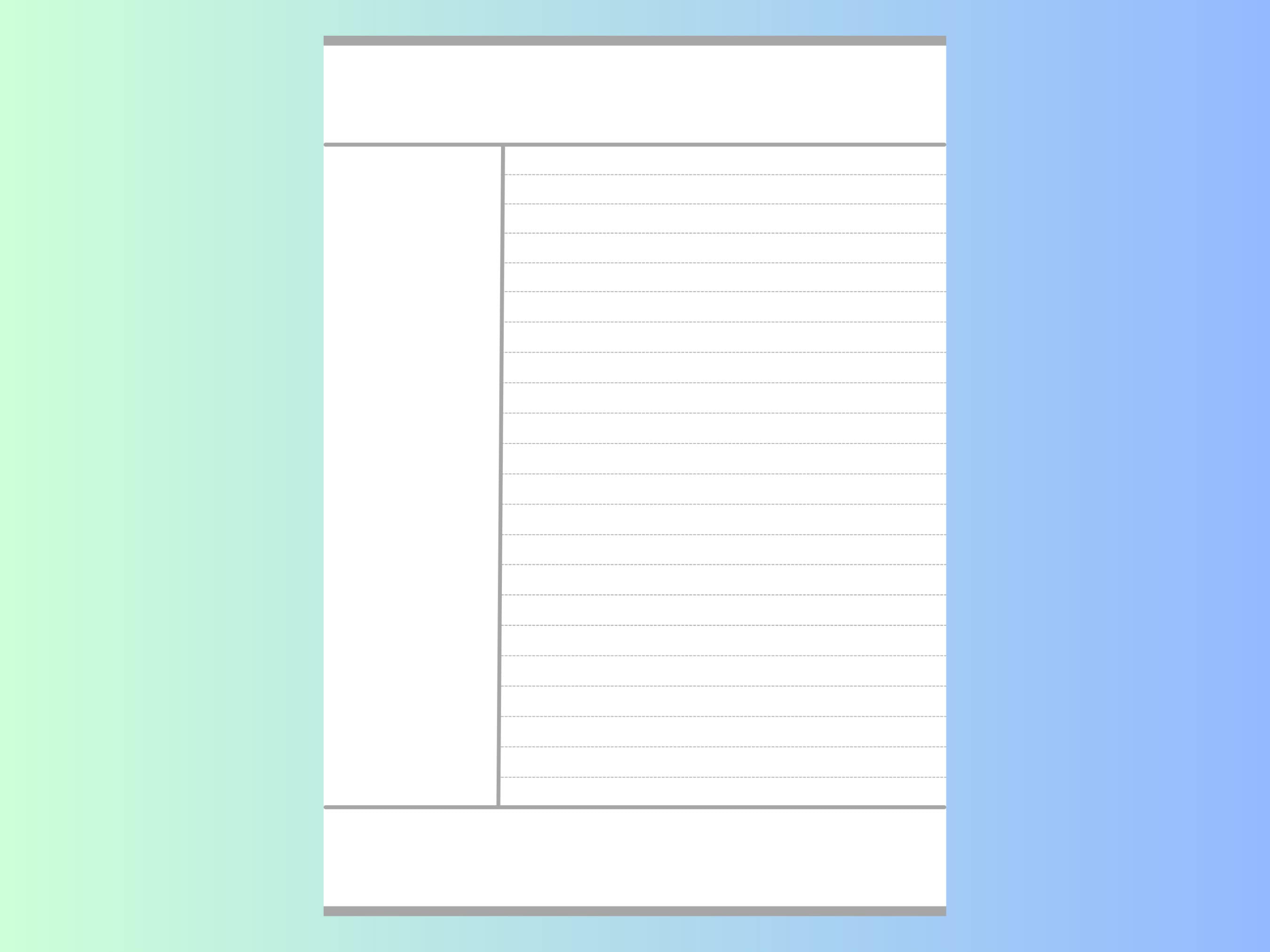 Printable Cornell Notes Template Download and Print at Home - Etsy