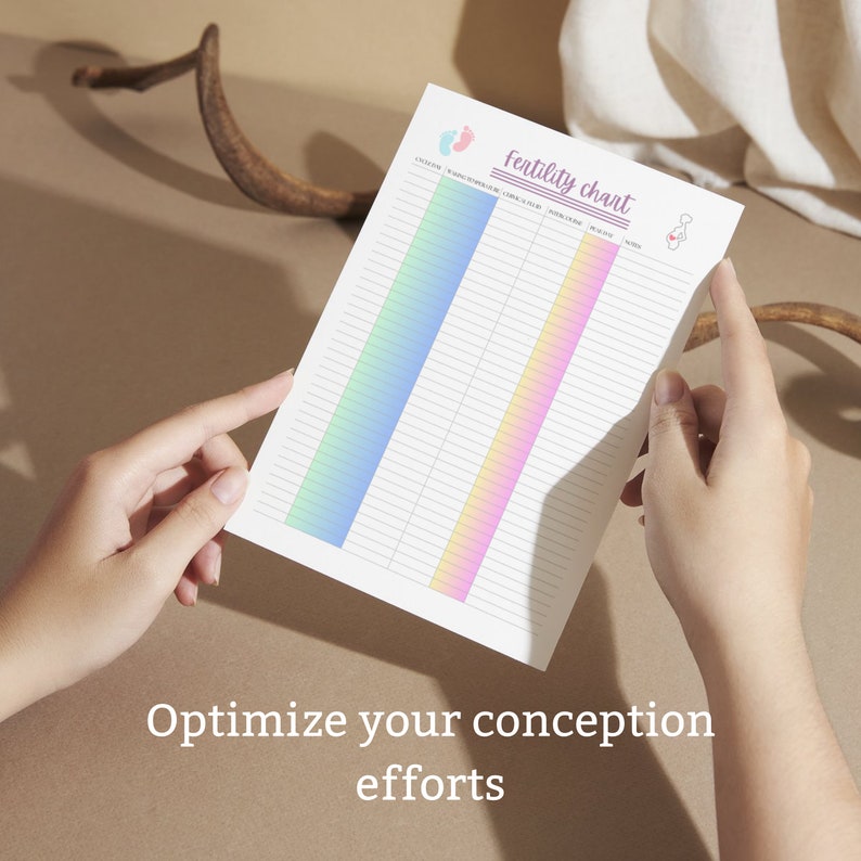 Fertility Planner Basal Body Temperature Chart Printable Ovulation ...