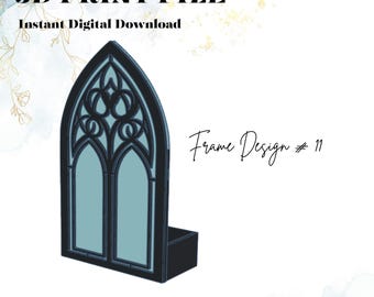 Gothic Cathedral Book Nook STL: 3D Printer Files (Digital Download)