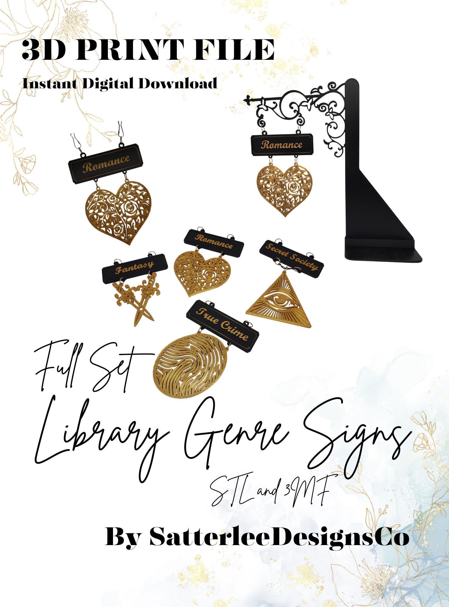 Targhetta Decorativa Per Libreria Dark Romance Con Supporto, Etichetta Per Scaffale In Ferro E Legno, 21x19 Cm, Regalo Per Amanti Dei Libri
