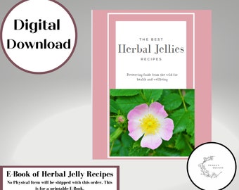 Herbal Jelly Recipe E-Book, printable e-book
