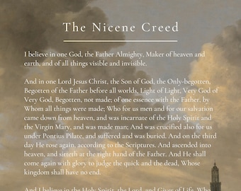 Nicene Creed Poster