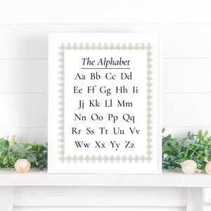 Alphabet Poster