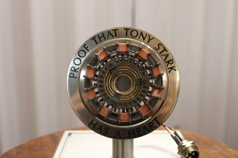 Proof That Tony Stark Has A Heart Replica Iron Man Arc Reactor Proof Tony Stark Has A Heart MK1 Model Art