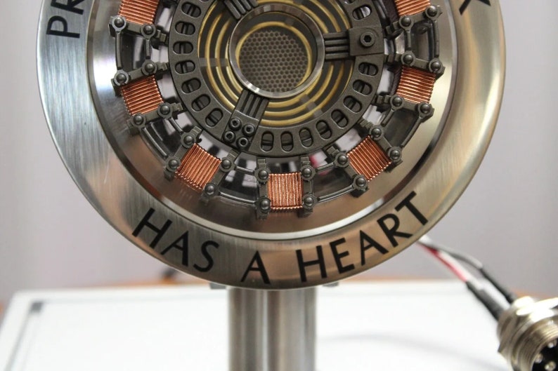 Proof That Tony Stark Has A Heart Replica Iron Man Arc Reactor Proof Tony Stark Has A Heart MK1 Model Art