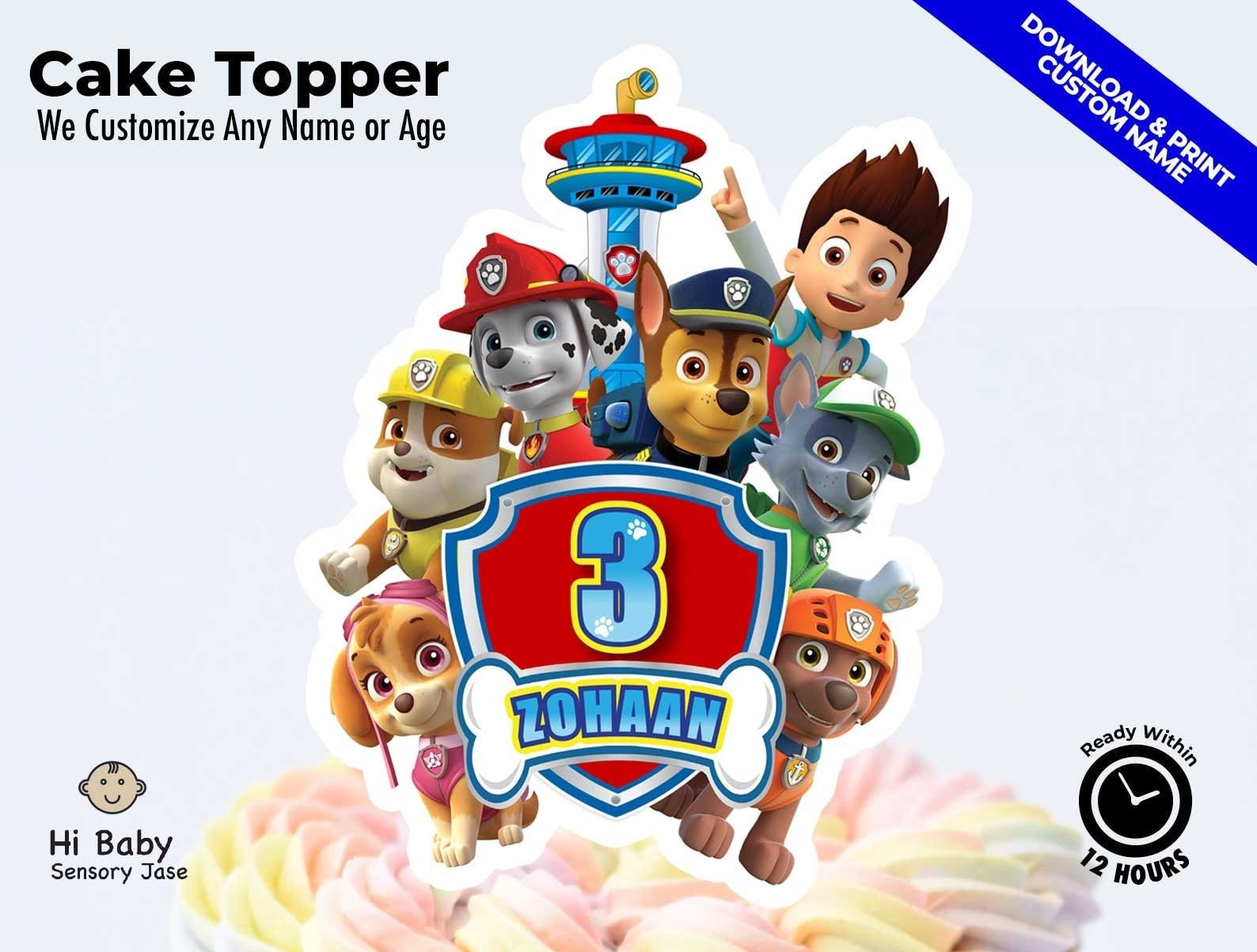 Paw Patrol Skye Cake Topper Printable Discounts Purchase www