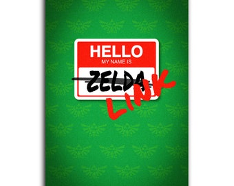 Hello My Name is Link (print)