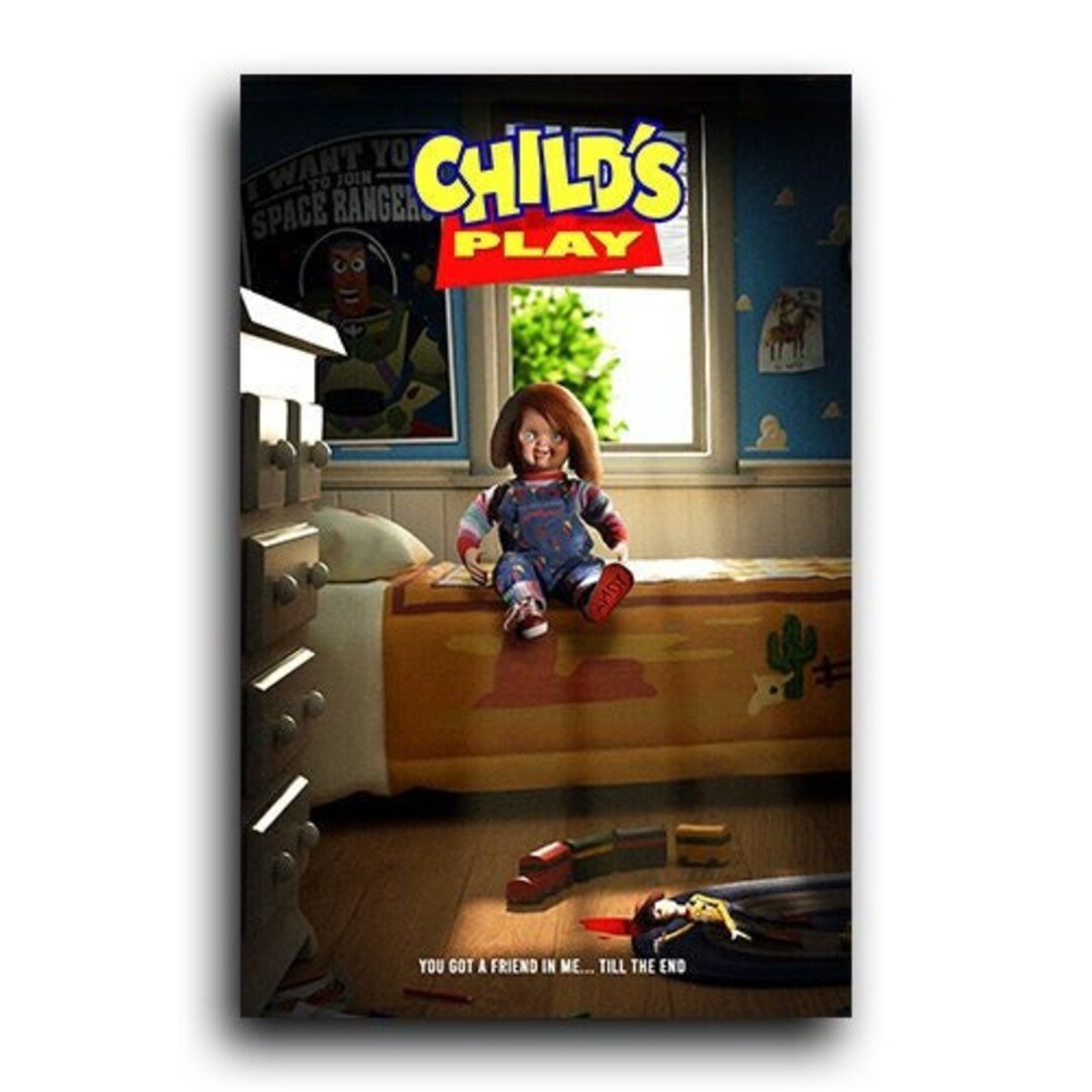 Chucky X Toy Story Mashup print Etsy
