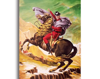 Street Fighter Movie M.Bison Painting - Raul Julia (print)