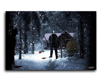 Winter At Camp Crystal Lake (print)