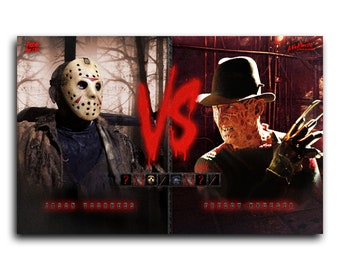 Freddy VS Jason - Horror VS (print)