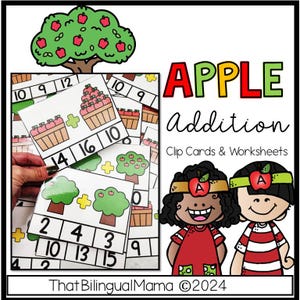 Complément Apple - Cartes à clip et feuilles de calcul - Anglais et espagnol