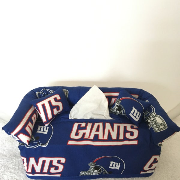New York Giants Football Sofa Tissue Box couvre les sports