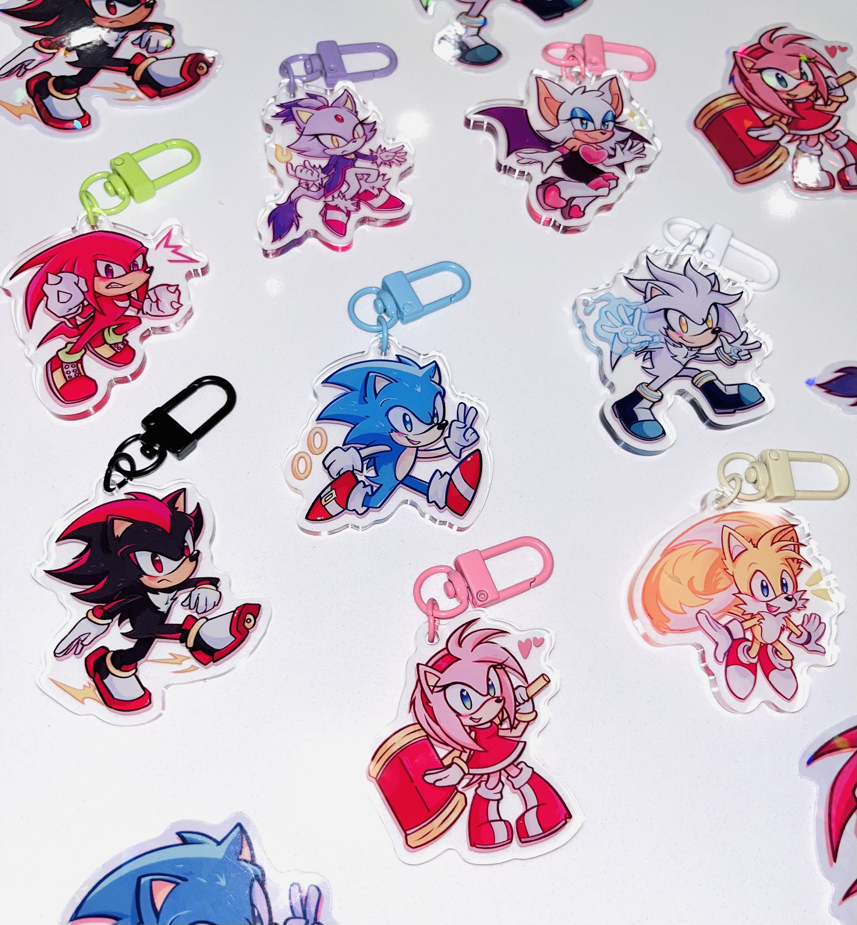 Sonic X Shadow Acrylic Keychains 