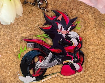 シャドウ・ザ・ヘッジホッグ 3.5インチ ビッグアクリルキーホルダー