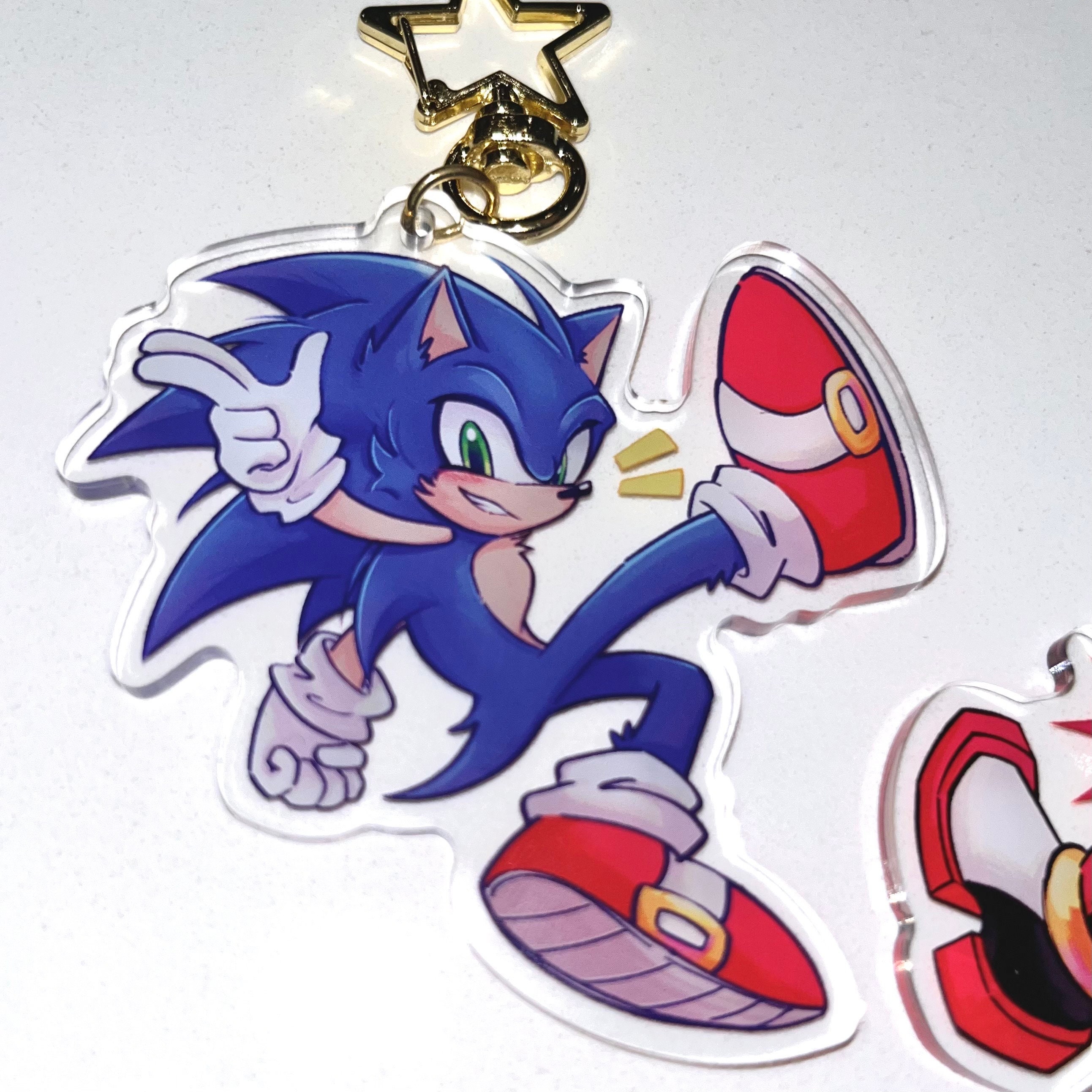 ソニック・シャドウ・ヘッジホッグ 3インチ アクリルキーホルダー