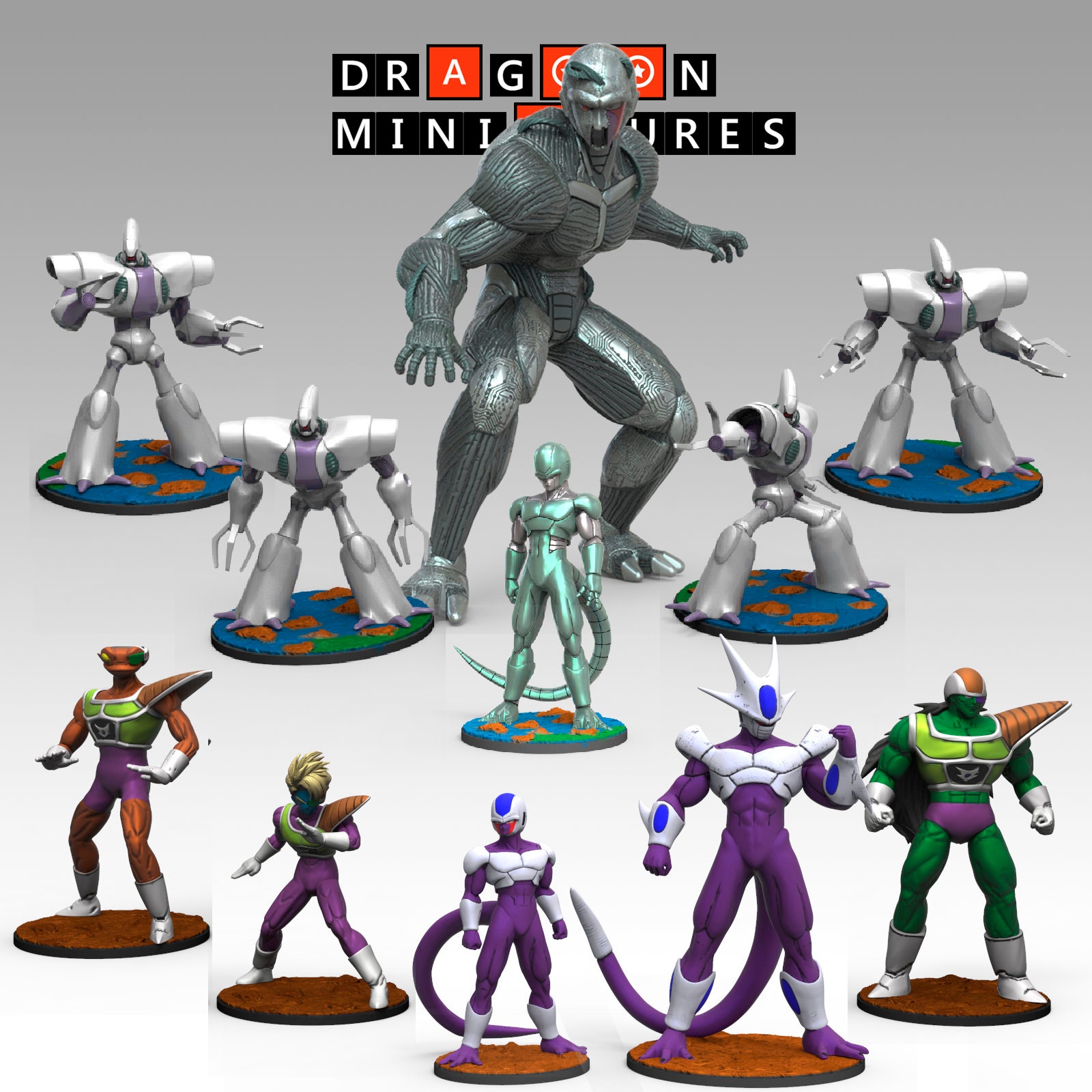 Dragon Ball Z 13 Android Saga Cell Dragoon Miniatures 