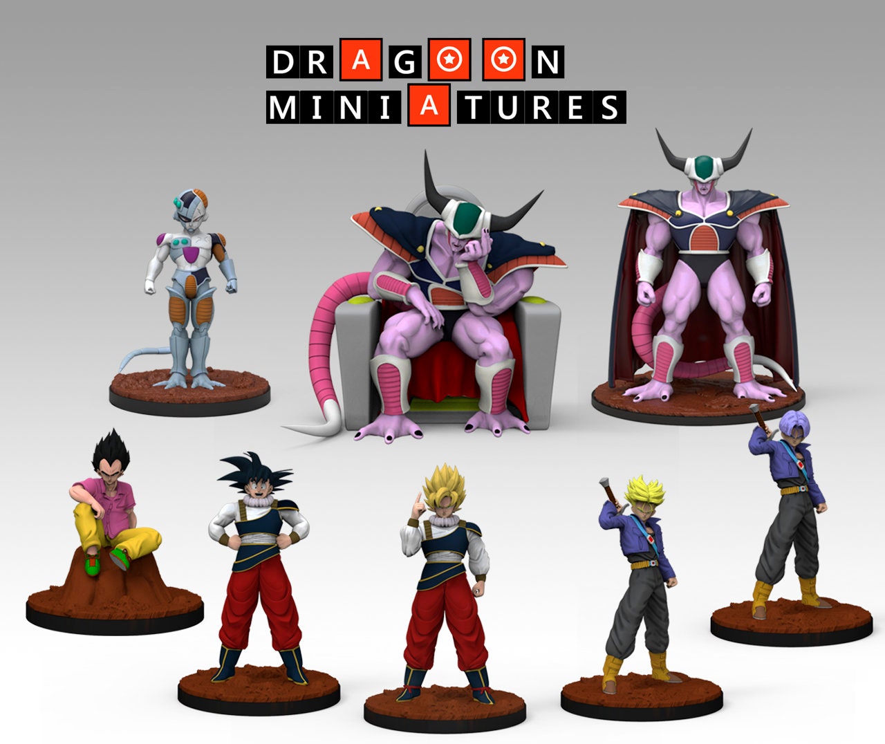 DRAGON BALL Z FIGURE HG - ANDROID COMPLETE SET